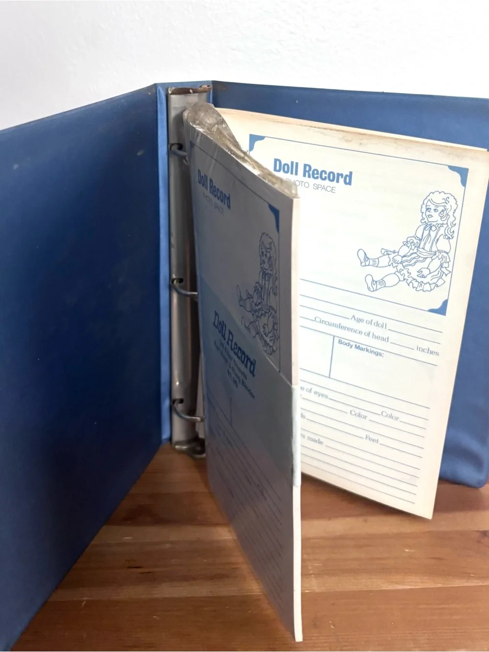 Doll Record Binder Book With Antique Doll Photos Collectors Gide Book 1983